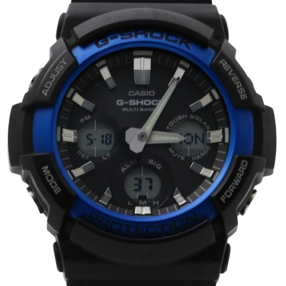 CASIO G-SHOCK ANALOG-DIGITAL GAW-100 SERIES GAW-100B-1A2JF Black Resin/Alumin...